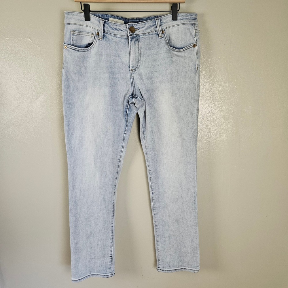 Kut‎ From The Kloth Light Wash Boyfriend Jeans Sz 12P Petite